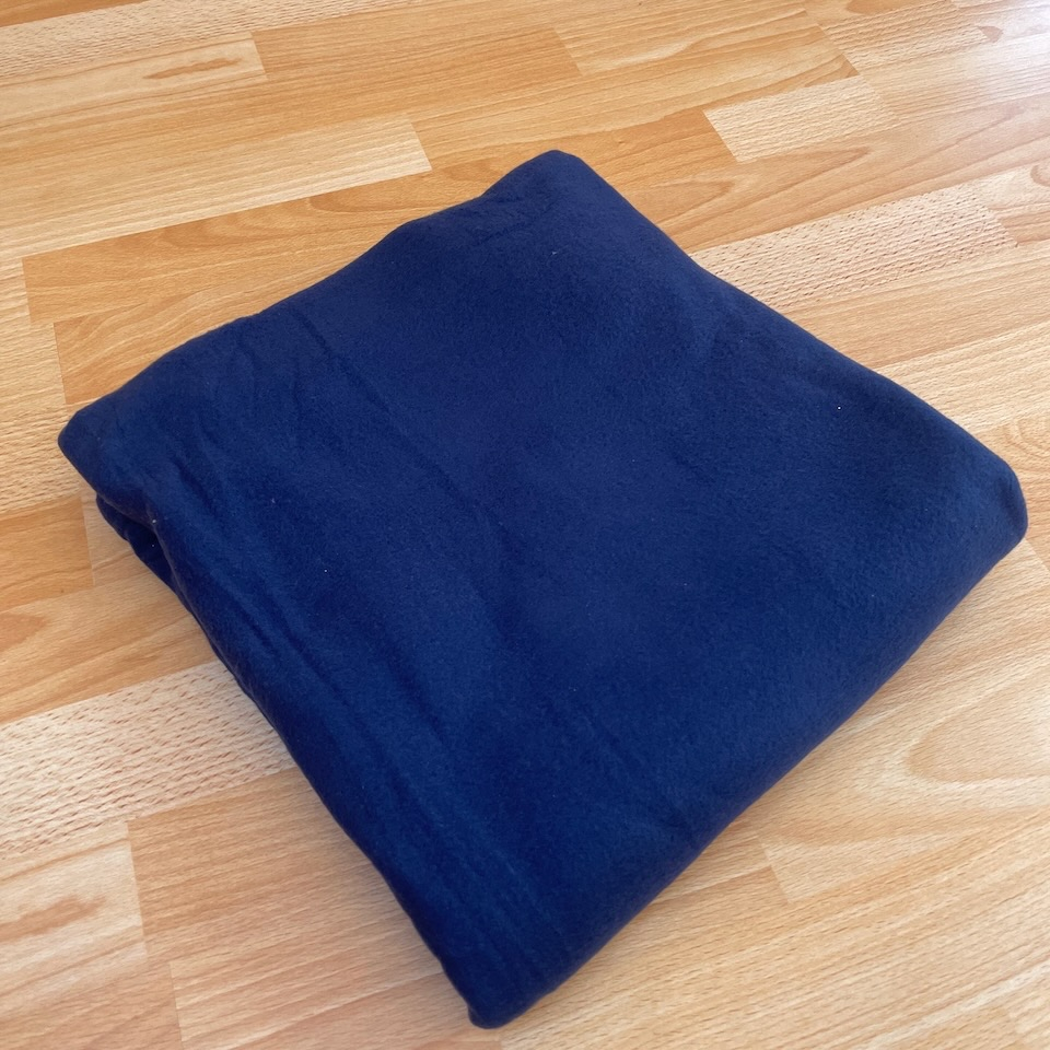 TP Fleecová deka Old English 150x200 Tmavě modrá