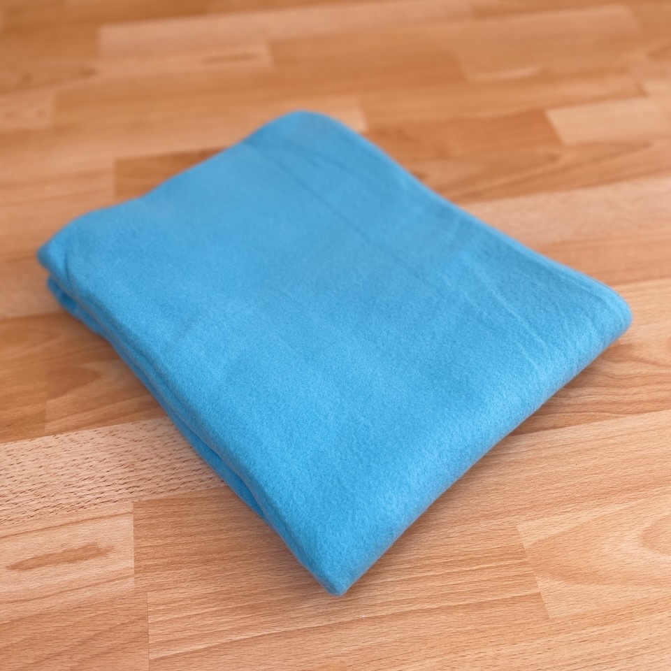 TP Fleecová deka Old English 150x200 Světle modrá