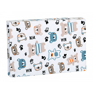 Prostěradlo jersey s elastanem 60x120 Medvídek
