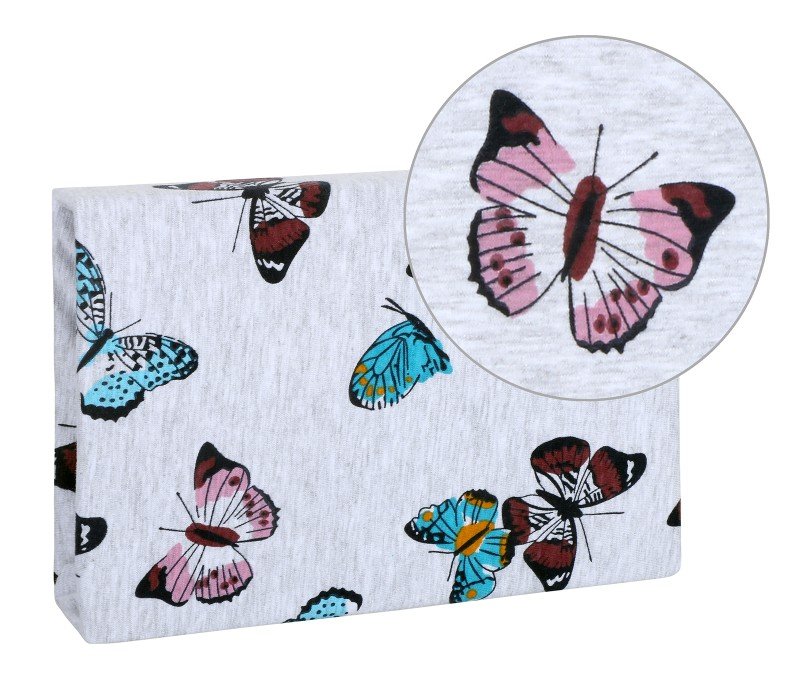 TOP Prostěradlo jersey s elastanem 70x140 Motýlek