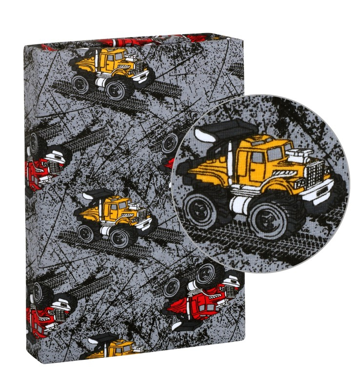 TOP Prostěradlo jersey s elastanem 90x200 Auto