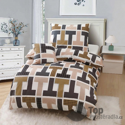 Třídílné microtop povlečení 140x200+70x90+45x45 Tee