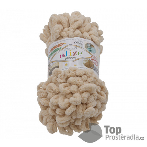 Příze PUFFY - 100g / 9 m - Béžová
