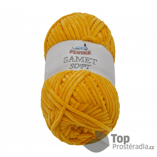 Příze SAMET - 100g / 100 m - Oranžová