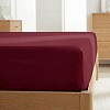 Jersey prostěradlo s lycrou DeLuxe 120x200 vínové