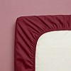 Jersey prostěradlo s lycrou DeLuxe 120x200 vínové