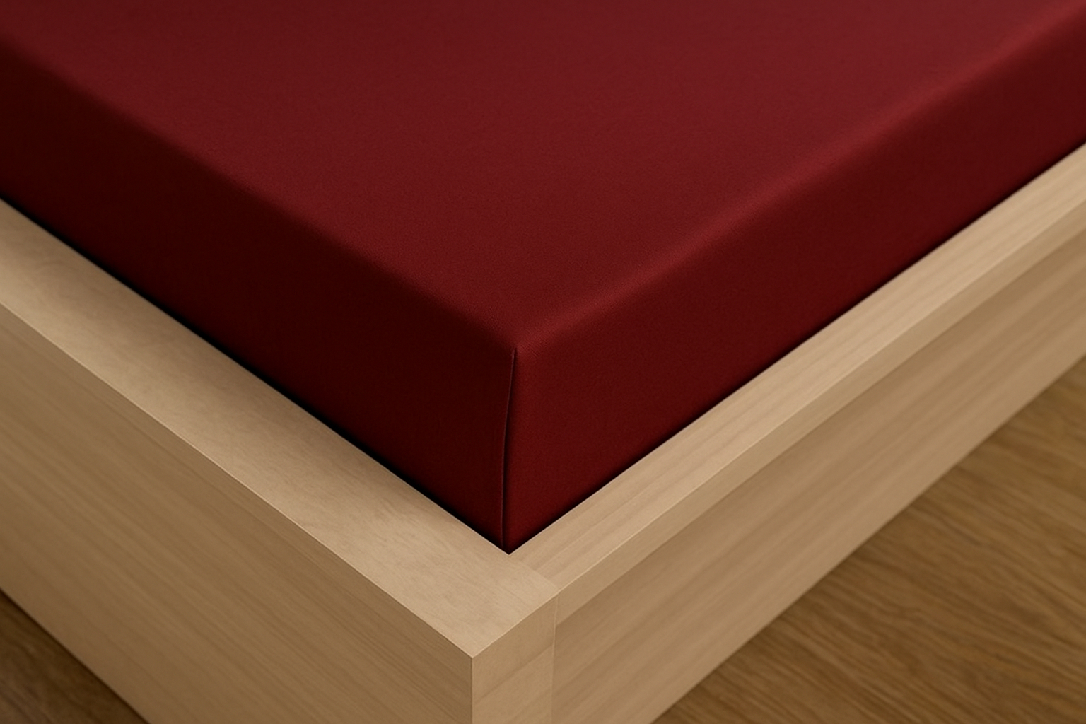 Jersey prostěradlo s lycrou DeLuxe 160x200 vínové