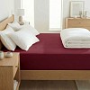 Jersey prostěradlo s lycrou DeLuxe 180x200 vínové