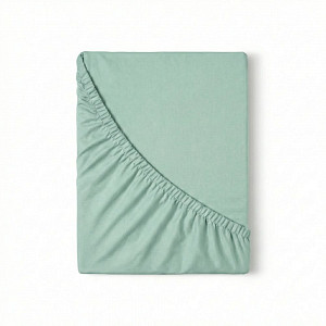 Jersey prostěradlo s lycrou DeLuxe 140x200 mentolové