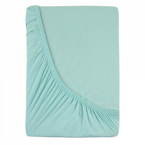 Jersey prostěradlo s lycrou DeLuxe 180x200 mentolové