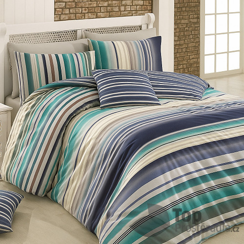 Prodloužené bavlněné povlečení DELUXE 140x220+70x90 San Marino