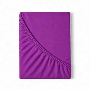 Jersey prostěradlo s lycrou DeLuxe 220x200 Fialové