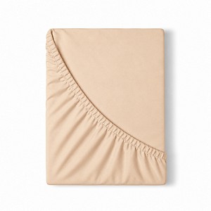 Jersey prostěradlo s lycrou DeLuxe 160x200 Lososové