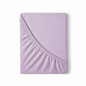 Jersey prostěradlo s lycrou DeLuxe 220x200 Levandulové