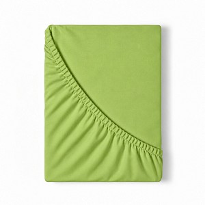Jersey prostěradlo s lycrou DeLuxe 180x200 Zelené