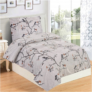 Mikroplyšové povlečení Premium 140x200+70x90 Ronja