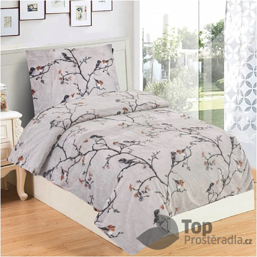 Mikroplyšové povlečení Premium 140x200+70x90 Ronja