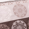 Prodloužené bavlněné povlečení 140x220+70x90 Mandala hnědá