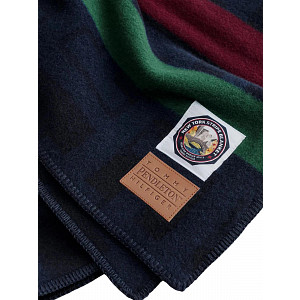Vlněná deka TOMMY HILFIGER 160x198 DW5 BLUE