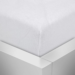Froté prostěradlo 90x220 ATYP LUXUS - Bílá
