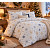 Bavlněné povlečení DELUXE 140x200+70x90 Zima modrá