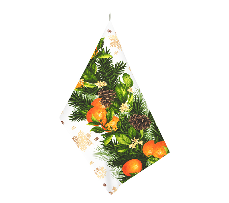 Fotografie Kuchyňská utěrka 50x70 Pomeranč