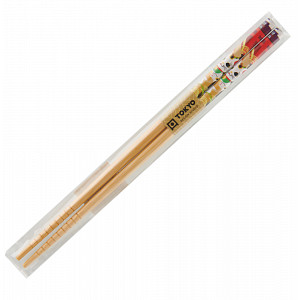 Tokyo Design Hůlky design Kočka 1 pár - Červené