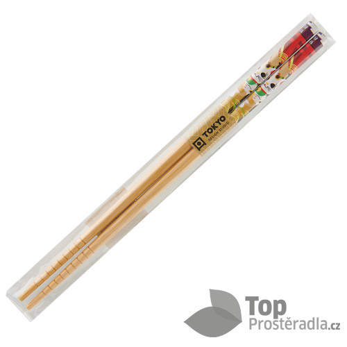 Tokyo Design Hůlky design Kočka 1 pár - Červené