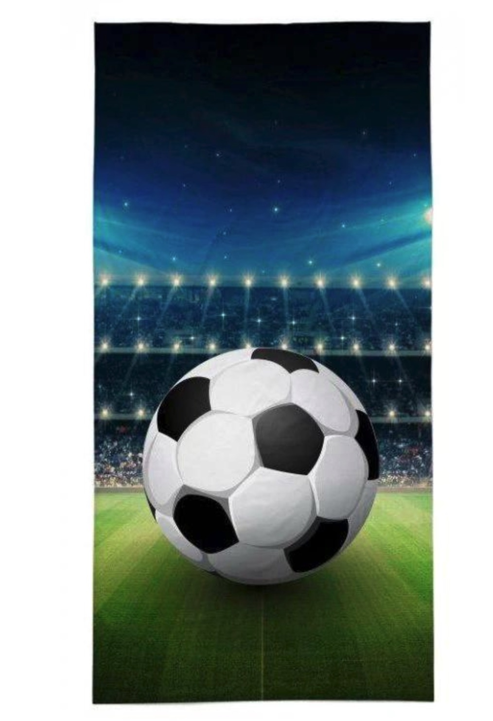 TOP Osuška 70x140 - Fotbalový míč a stadion