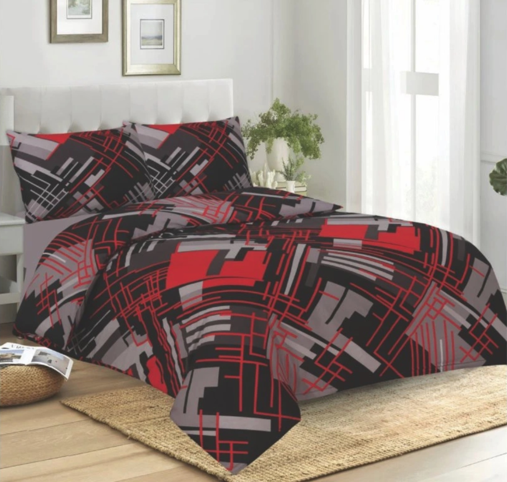 Mikrosaténové povlečení 140x200+70x90 Fantom