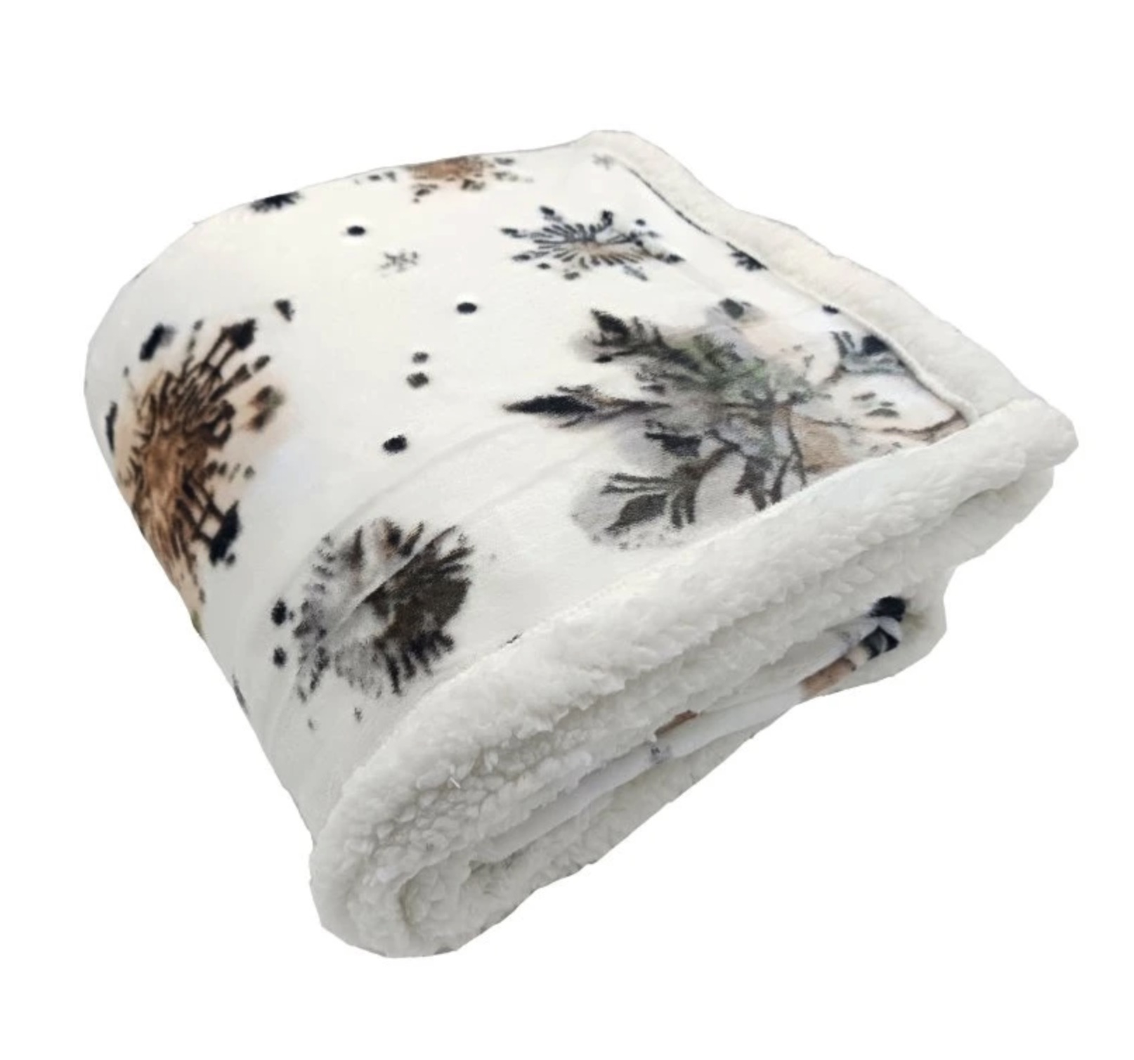 Deka beránek PICTURES 150x200 Vločky