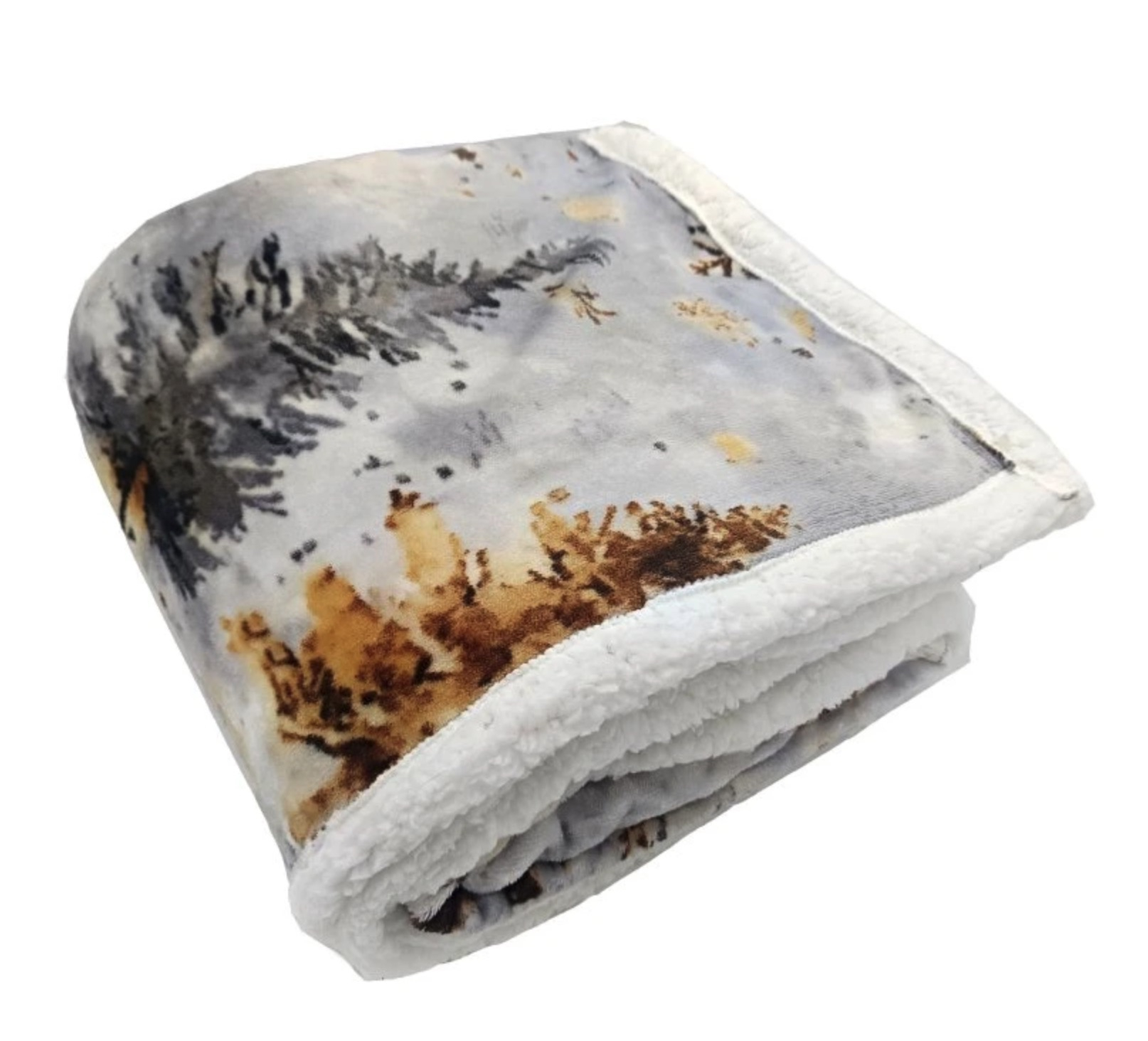 Deka beránek PICTURES 150x200 Zimní les