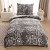 Mikroplyšové povlečení Premium 140x200+70x90 Natura šedá