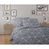 Bavlněné povlečení NORDIC COLLECTION 140x200+70x90 Grid šedé