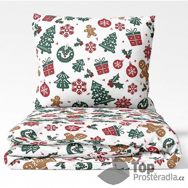 TOP Bavlněné povlečení WINTER COLLECTION 140x200+70x90 Dárečky