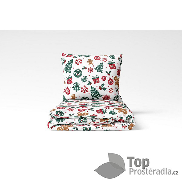 TOP Bavlněné povlečení WINTER COLLECTION 140x200+70x90 Dárečky 2