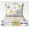 Bavlněné povlečení WINTER COLLECTION 140x200+70x90 Magic white