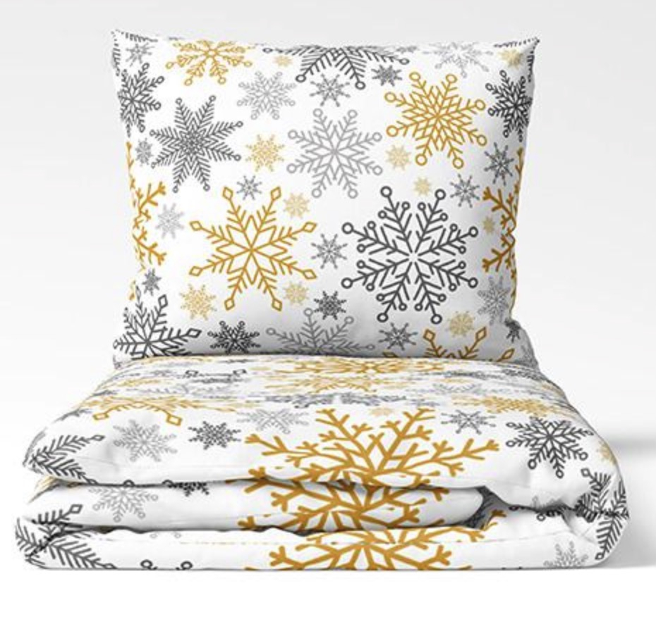 Fotografie TOP Bavlněné povlečení WINTER COLLECTION 140x200+70x90 Magic white