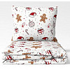 Bavlněné povlečení WINTER COLLECTION 140x200+70x90 Perníčky