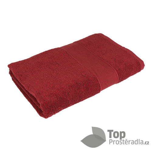 Froté osuška AURA COLLECTION - Temně červená