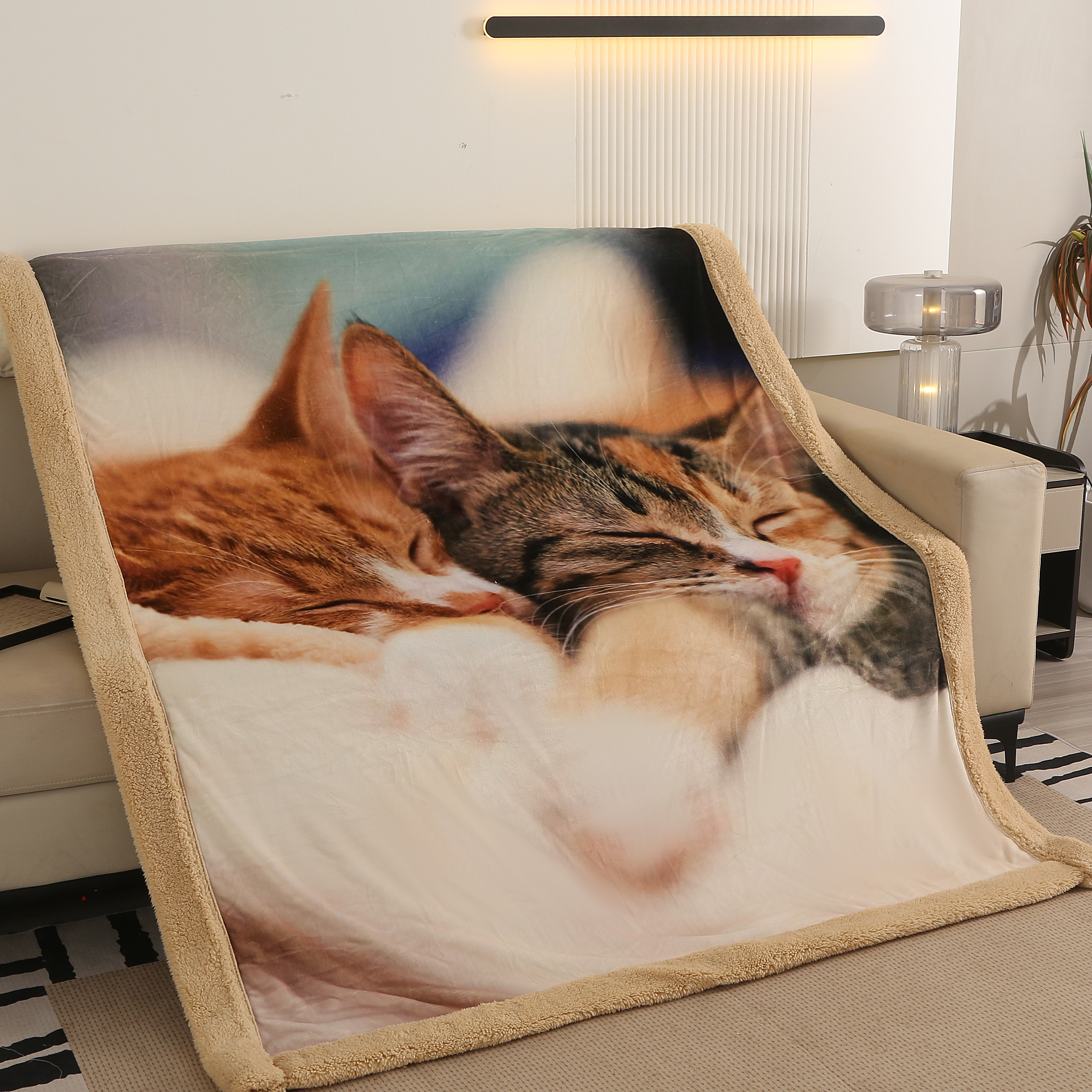 Deka beránek 150x200 - Superior - Koťata