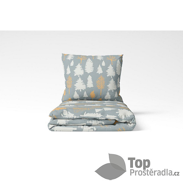 TOP Bavlněné povlečení WINTER COLLECTION 140x200+70x90 Les 2