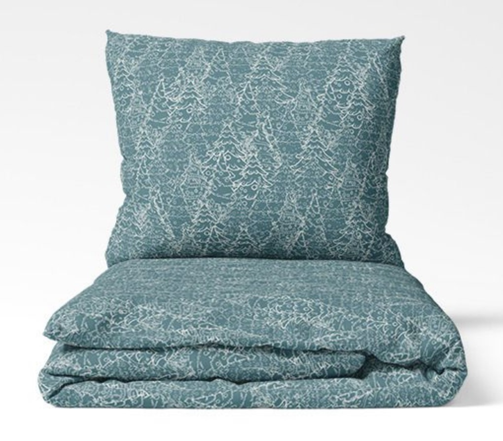 TOP Bavlněné povlečení WINTER COLLECTION 140x200+70x90 Zelený les