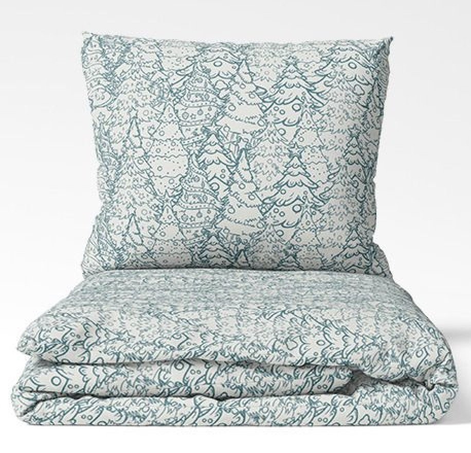 TOP Bavlněné povlečení WINTER COLLECTION 140x200+70x90 Bílý les