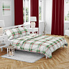 Bavlněné povlečení WINTER COLLECTION 140x200+70x90 Zelené karo