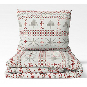 Bavlněné povlečení WINTER COLLECTION 140x200+70x90 Nord