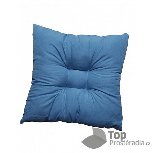 Sedák UniSoft s provázky 40x40 Modrý