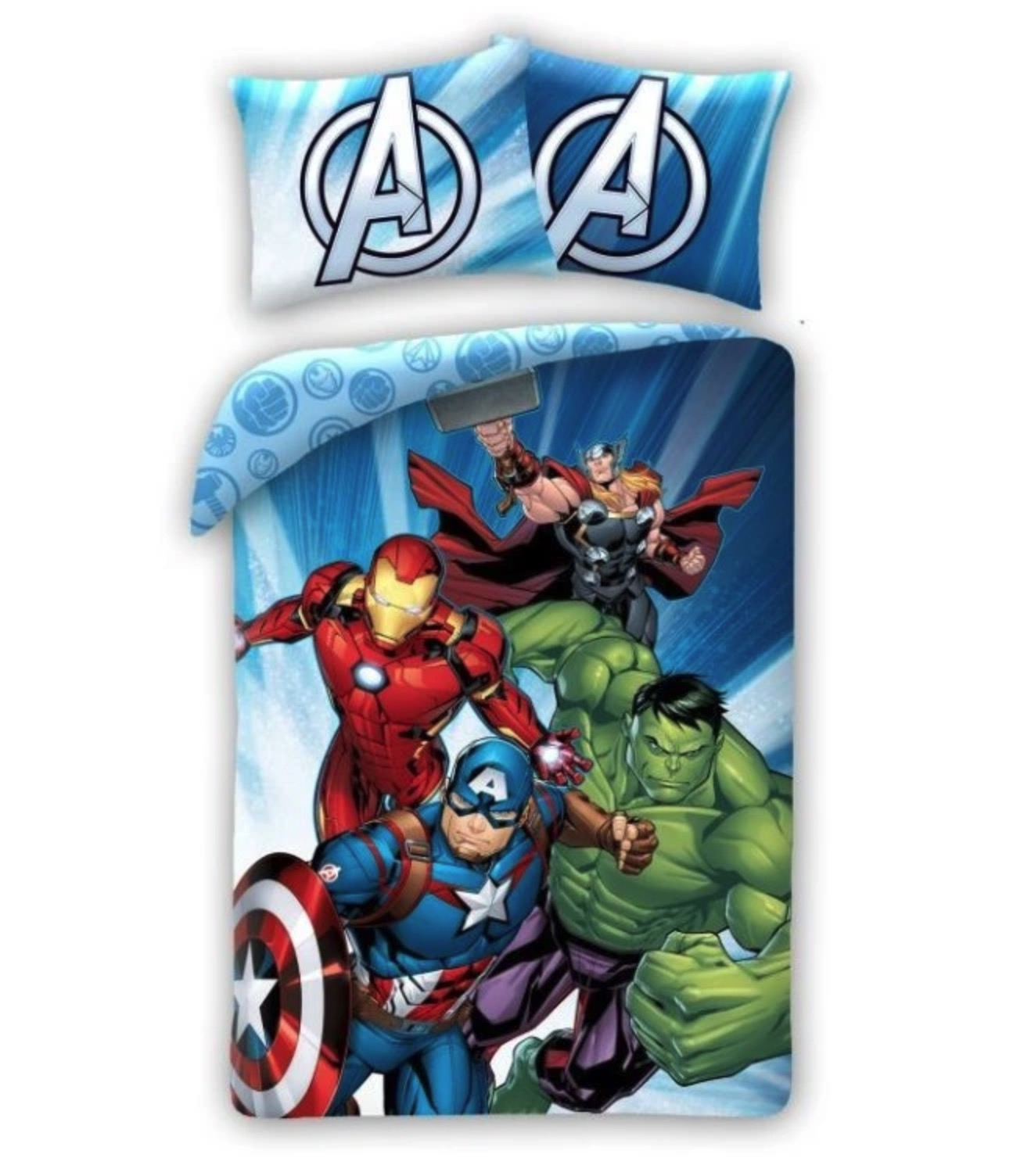 Bavlněné povlečení 140x200+70x90 Avengers