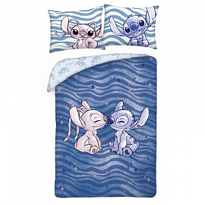 Bavlněné povlečení 140x200+70x90 Lilo & Stitch