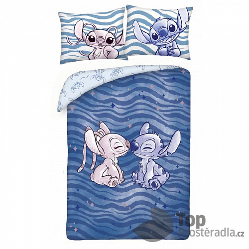 Bavlněné povlečení 140x200+70x90 Lilo & Stitch